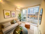 HOM I Departamento 1D1B Metro Santa Lucia 2PAX