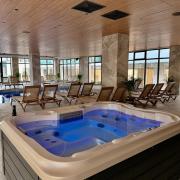 Sunset Light in Odyssey Pool & Spa Resort