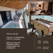 TRIPLEX 200 M2 DE LUXE - CENTRE VILLE-JACCUZZI- BABYFOOT- wifi