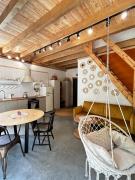 Szumidomki strefa z jacuzzi sauna widok na potok las