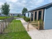 De IJssel Eilanden Chalet Steghouse mit Zaun Nr 546
