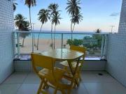 Clocio 202 · Excelente Apart Orla Cabo Branco com varanda