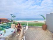 Cobertura pé na areia, Churrasqueira, Varandão, Ar condicionado