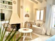 mediterranean studio with sun terrace and sea view