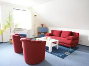 Geräumiges 2-Zimmer-Appartement für 4 Personen und schönem Gemeinschaftsgarten