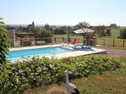 Charmante maison bois avec piscine et animaux admis - FR-1-583-475