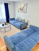 Elegant 3BR with parking and sleeps up to 8