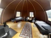 Family Glamping in a Forest