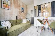 Élégant loft avec 2 chambres au cœur de Paris