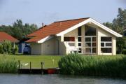 4 Personen Angler-Ferienhaus mit privatem Bootsteg, direkter Seelage, Kanu und Sauna in Otterndorf