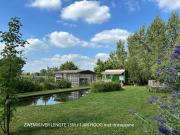 Tiny house at the ecological swimming pool Tiny house at the ecological swimming pool