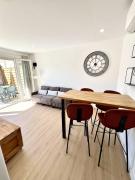 Appartement à Narbonne-Plage, 2 chambres, à 80 m de la plage, rénové, climatisé, tout confort