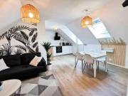 appartement deux chambres avec balcon et petite terrasse