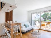 Studio cabine proche plage avec balcon sud, Wifi, et parking - Carnac - FR-1-477-98