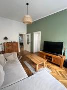 Spacious city flat with courtyard