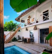 Stunning Private 8 sleeper Villa with private plunge Pool, Wi-Fi, AC TV 90m Paje Beach Zanzibar
