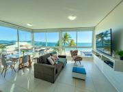 C193 Belo apartamento de 2 quartos em Canasvieiras com vista de frente para o mar