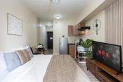 Furnished Studio in Avida Towers Riala, Cebu IT Park with Pool, Fast WiFi, Netflix and More