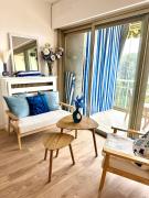 Appart vue mer a 100m de la plage et son parkin privée