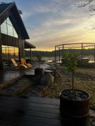 Peaceful lakefront retreat surrounded by nature