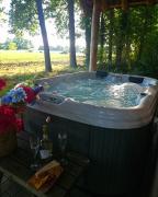 Pipowagen Bijzonder Buitenaf met jacuzzi en sauna