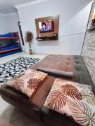 Bertioga Centro Apto 8 Pessoas, Frente Marina, Rio e Praia a 4 Min