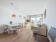 Apart 4 p, sea view, terraces, swimming pool, AC