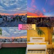 Golden Studio- Panoramic View with Terrace