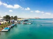 للإيجار 4 غرف أول صف بحر مارينا الساحل الشمالي العلمين 0ج