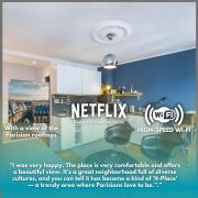 Lovely Central Paris Apartment with Rooftop View