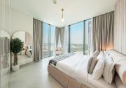 Modern Stylish 2 BR Apartment with Burj Khalifa View - Creek Vistas Grande