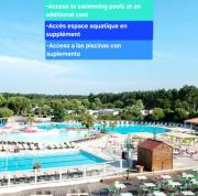 Mobil-home 4chambres-10 couchages - Parking gratuit - 2 accès piscines inclus dès 3 nuitées