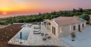 Fiscardo Luxury Stone Villa Amente, with sunset view!