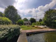 Waterfront house with big garden