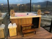 Jacuzzi y chimenea en el Páramo de Santurbán