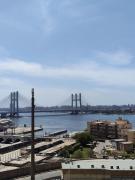 كوبري المظلات يطلع على كورنيش النيل و كوبري تحيا مصر