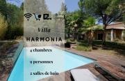 114- Villa Harmonia, 4Chambres, Piscine, Clim
