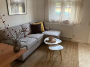 FeWo Ostrau, neues Bad, neue Küche, zentral, Sandstein-Ferien, Terrasse