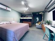 Flat Lindo e Espaçoso com Varanda e Vista Mar