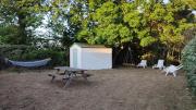 Mobil-home climatisé dans parc résidentiel avec piscine