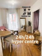 Iago city,appartement spacieux 2 chambres, hyper centre, aéroport et gare à proximité