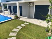 Denizmanzaralı havuzlu bahçe katı