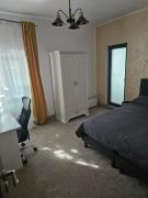 Retro and cozy apartament with electric fireplace