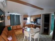 mobilhome vue mer accès direct plage sable fin SEMAINE UNIQUEMENT