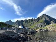 High end sea cabins at Å in Lofoten