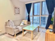 Bright Corner 2BR Suite with Bathtub Uptown BGC