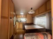 Caravane au bord de la mer