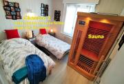 Appartement climatisé 2 chambres avec Sauna à 5mn de la plage Animaux acceptés de 2 à 9 nuits Maxi