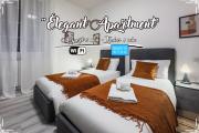 Elegant Apartment - Airport 5min - AC - Smart TV
