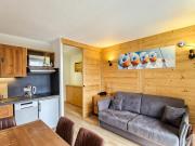 Studio rénové avec cabine à Flaine, balcon ensoleillé - FR-1-425-201